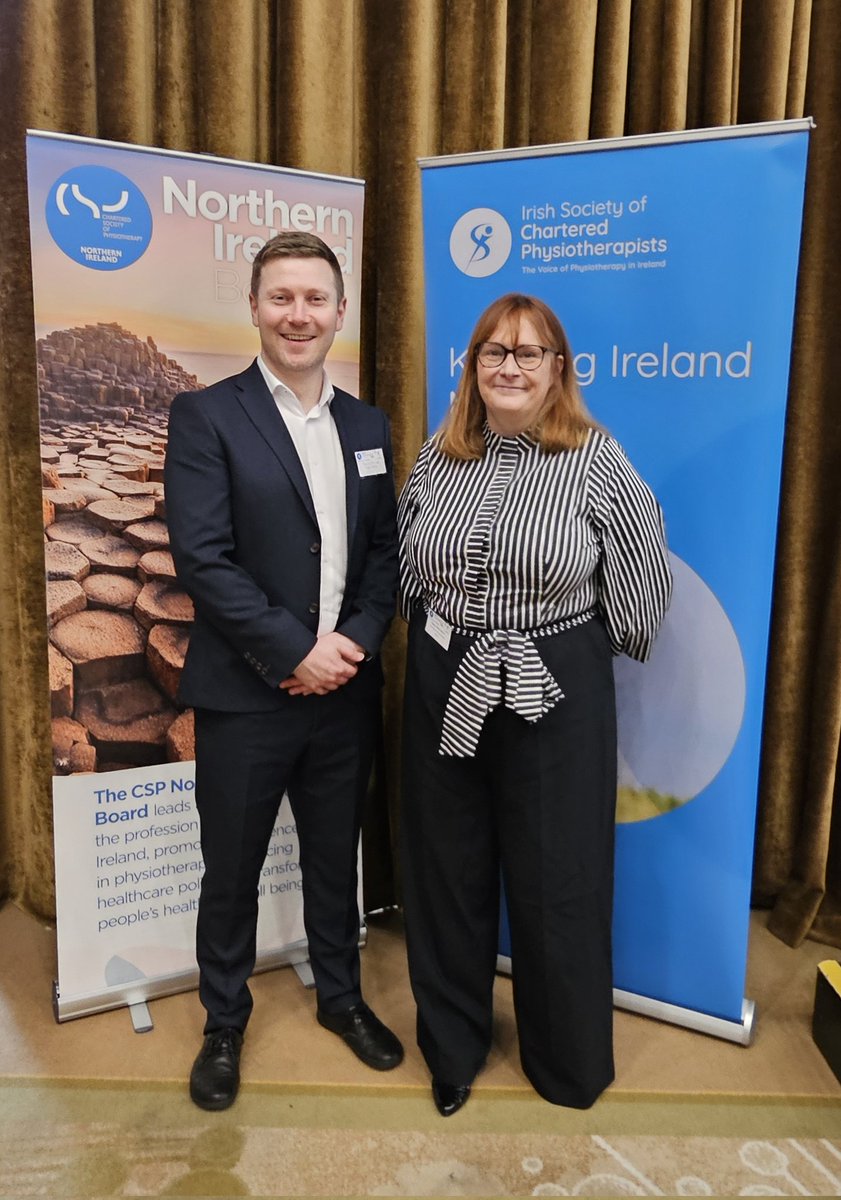 physiobk's tweet image. Great day so far at the #ISCPConference2025! Inspiring to be part of discussions focused on 'Partnerships for Progress' and hear Helen Welch @helschez speak so insightfully on Physiotherapy Advanced Practice. Also a privilege to open the conference as Chair of the @CSPNI1 Board.