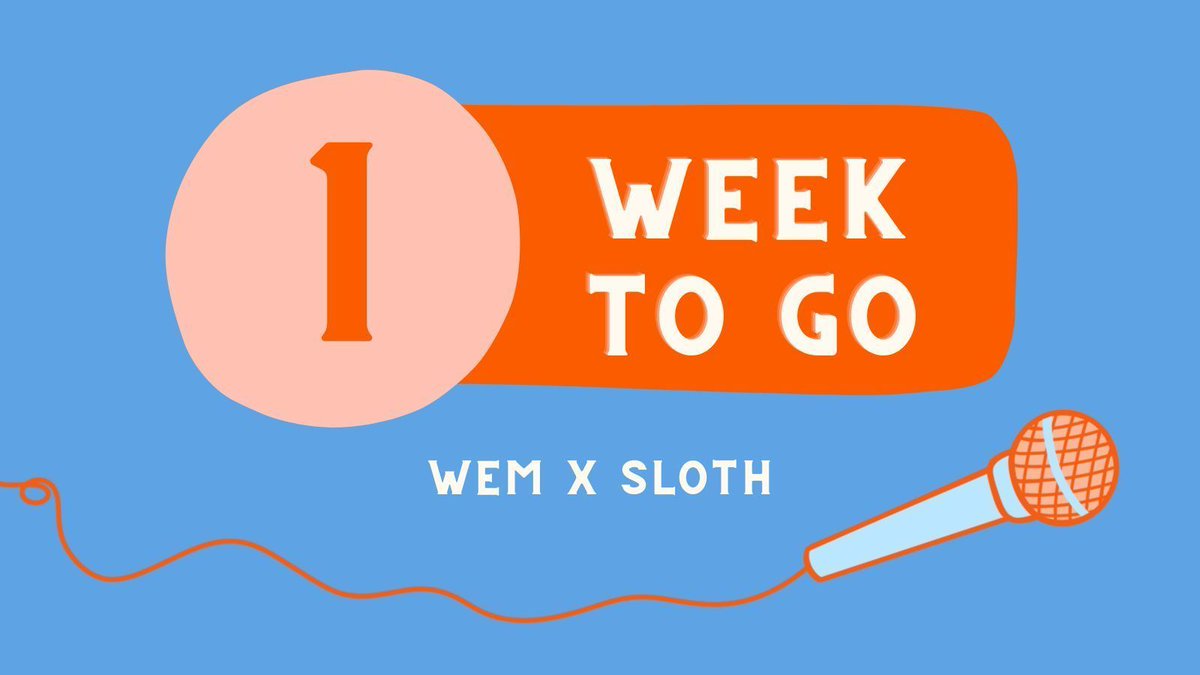 Just one week until the next Sloth open-mic night is here! 

Don’t miss performance poetry, short stories, memoirs, and more.

Entrance is FREE
Saturday 12th April 
6.30pm to 8.30pm 
Cargill Theatre, Minerva Building, University of Lincoln

See you there!