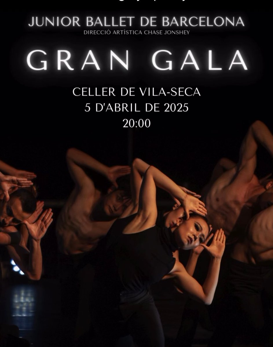 Manuela Moya (@manuelamoya2) on Twitter photo Avui, a le 20h, tenim el BALLET DE BARCELONA al Celler de Vila-seca Entrades (15€general/12€reduït) 👉 entrades.vila-seca.cat/?action=PU_eve…
<a href="/BalletBarcelona/">Ballet Barcelona</a> #dansa #cultura Avui, a le 20h, tenim el BALLET DE BARCELONA al Celler de Vila-seca Entrades (15€general/12€reduït) 👉 entrades.vila-seca.cat/?action=PU_eve…
<a href="/BalletBarcelona/">Ballet Barcelona</a> #dansa #cultura