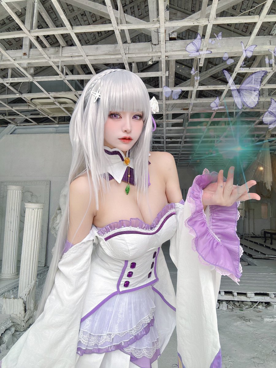 nek_n_mmm's tweet image. Re:ゼロから始める異世界生活🦋エミリア