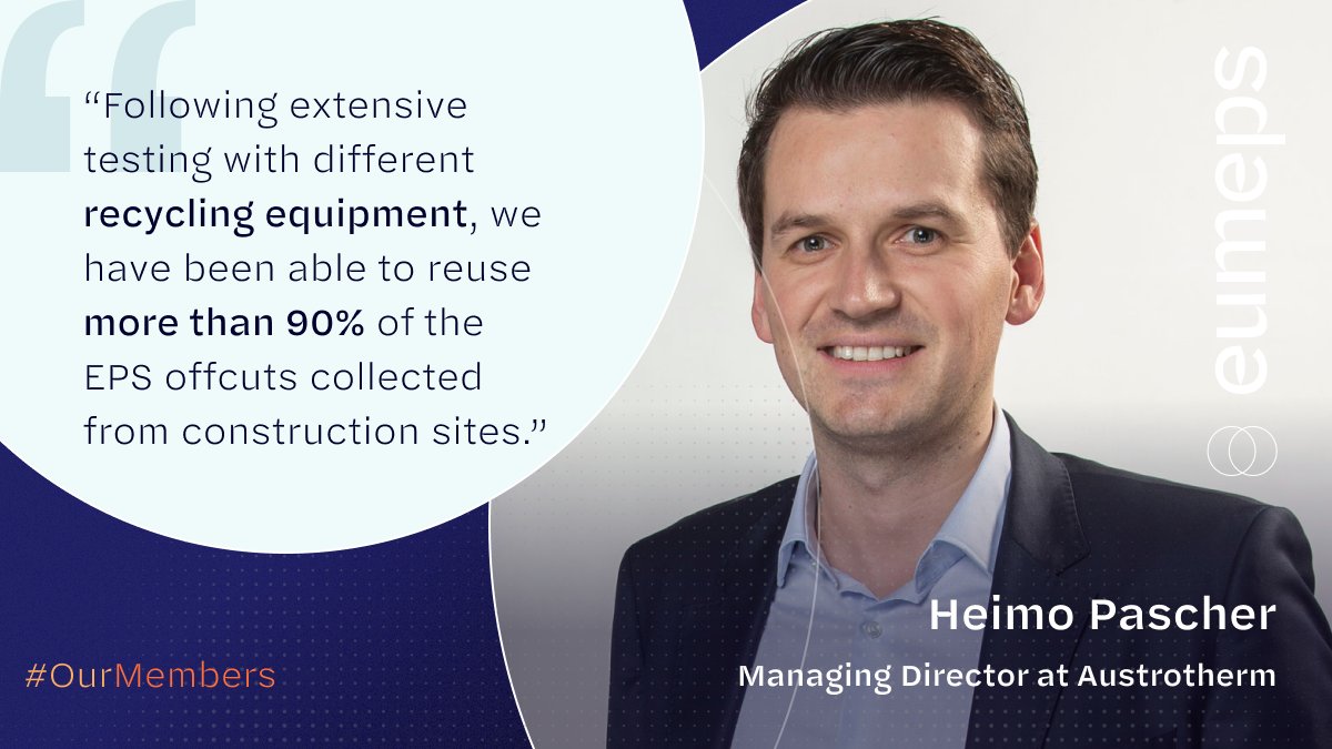 📱 A digital tool, real impact.
Austrotherm is streamlining EPS recycling with the EPSolutely app. Results? Positive feedback &amp; growing uptake from users.

🔗 Read more: eumeps.eu/eumeps-newsroo…
#eps #recycling #construction #eumeps #innovation #circularity