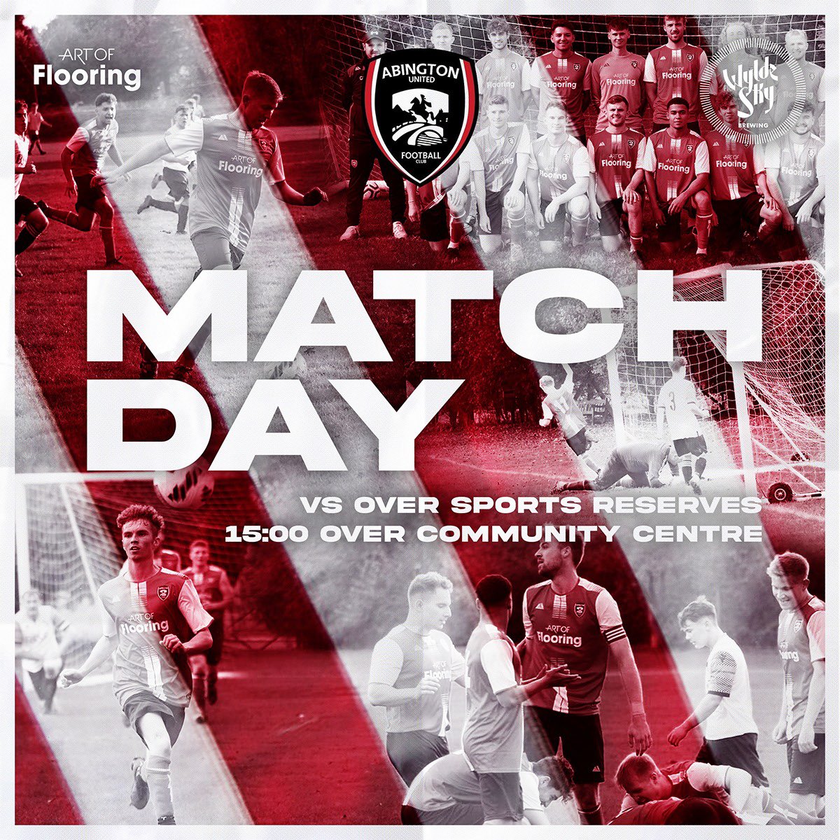 MATCH DAY

We travel to <a href="/OverSports_FC/">Over Sports FC</a> res hoping to carry on after last weeks good performance! 

3 to go! #UPTHEABO 

📍Over community centre 
⚽️ 3PM KO 

<a href="/wyldeskybrewing/">Wylde Sky Brewing</a> 
<a href="/artofflooringuk/">Art of Flooring</a>