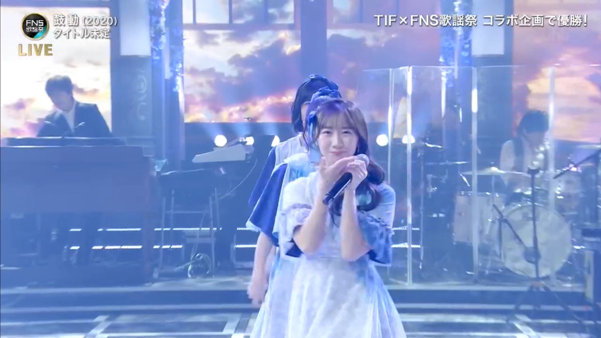 chocolatblue's tweet image. 「お茶の間に！」
#タイトル未定がFNS歌謡祭に
#タイトル未定
