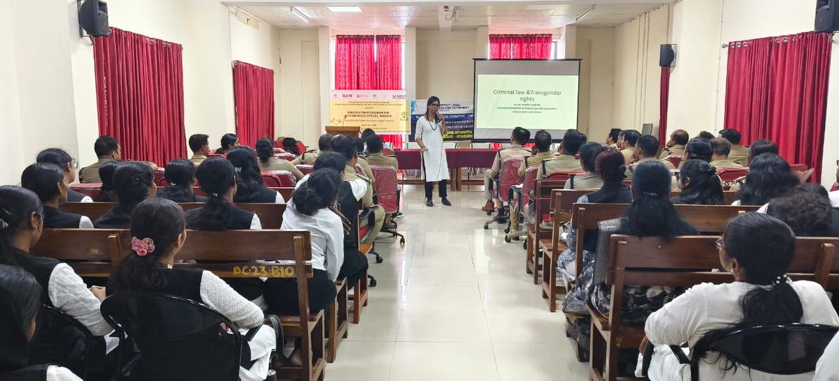 SAATHII (@saathii) on Twitter photo Sat April 4, 2025: Training at DLSA Thrissur for Station House Officers and DLSA panel advocates and interns on Laws and Policies relating to LGBTQIA+ persons, organized by Sahayatrika, SAATHII and BeFORE Suraksha project. <a href="/SMILE_MoSJE/">SMILE MoSJE</a> Sat April 4, 2025: Training at DLSA Thrissur for Station House Officers and DLSA panel advocates and interns on Laws and Policies relating to LGBTQIA+ persons, organized by Sahayatrika, SAATHII and BeFORE Suraksha project. <a href="/SMILE_MoSJE/">SMILE MoSJE</a>