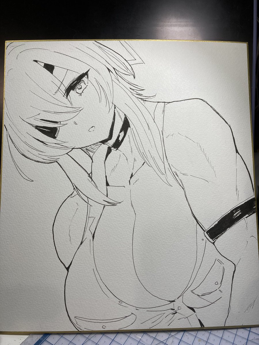 5億年ぶりにデジタルな作画補助無しで描いたけど意外と行けた 