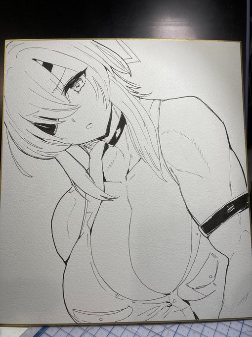 5億年ぶりにデジタルな作画補助無しで描いたけど意外と行けた 