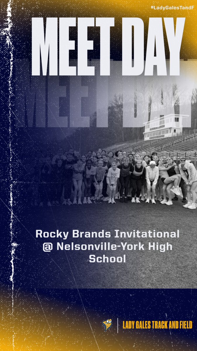 The Lady Gales Track and Field team will be traveling to Nelsonville this morning to compete at the Rocky Brands Invitational. It may already be storming there, but we heard they're in need of a Gale or two. #hopeyouworeyourrainboots #trackweather #LadyGalesTandF