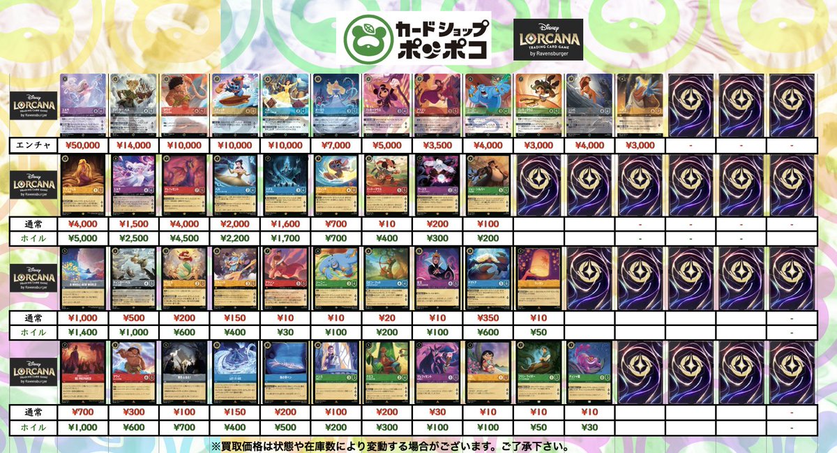 ロルカナ 【第一弾 物語のはじまり】 買取表更新いたしました? 大量 