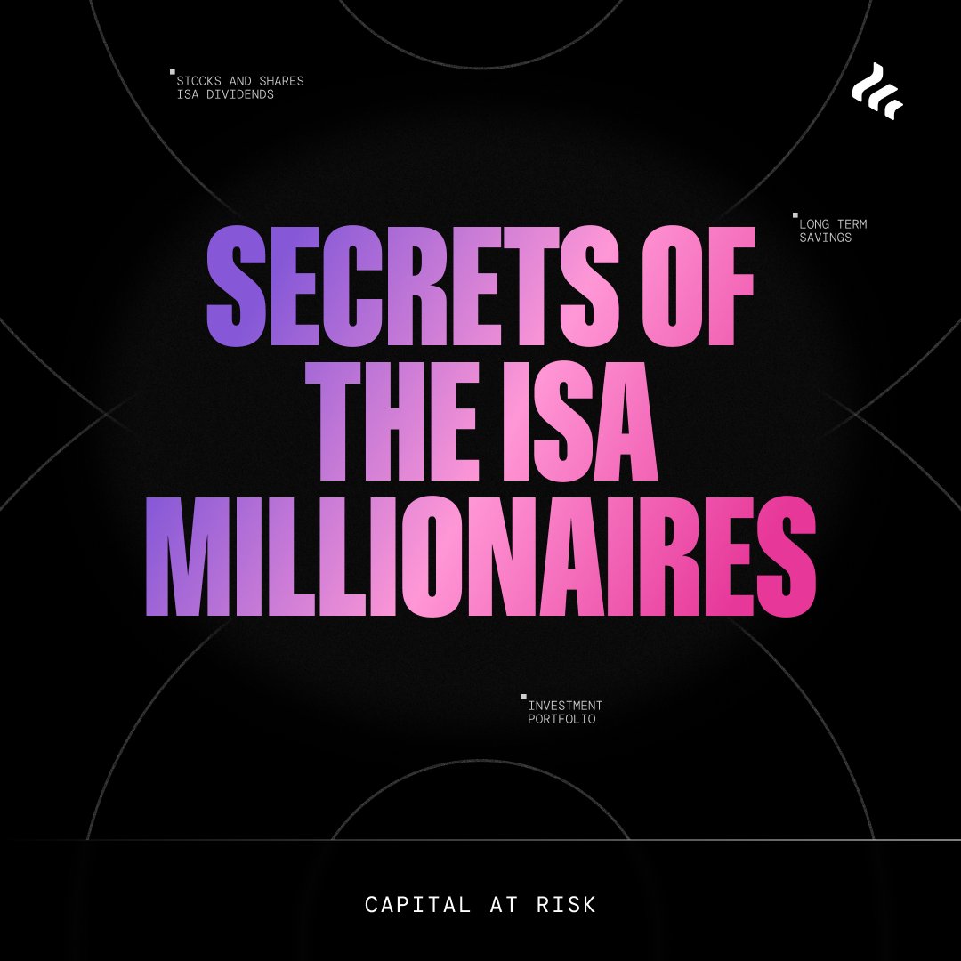 We’re spilling some of the secrets of a select group of ISA investors: the ISA millionaires.

Check out this week’s article to learn more about the steps you can take now to set yourself on a trajectory to build long-term wealth: freetrade.io/learn/secrets-…

Capital at risk. ISA