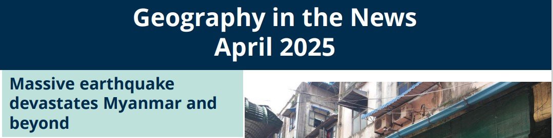 Geography in the News "The Myanmar Earthquake" using real-time, real stories to help foster empathy and reconnect young people with humanity #geographyteacher Access in the <a href="/PearsonEdexcel/">Pearson Edexcel</a> #GeographyTeacher Group facebook.com/groups/edexcel…