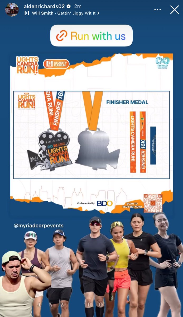 Hahahaha soooo cute! ☺️☺️☺️

See you all on MAY 11! 🏃🏻🏃🏻‍♀️🏃🏻‍♂️

Let’s join them, ATeam 🥰

myriadevents.myruntime.com/register

<a href="/aldenrichards02/">Alden Richards</a>  <a href="/myriad_events/">MYRIAD Events</a> 
#LightsCameraRun 
#MowelfundxMYRIAD
#ALDENRichards e