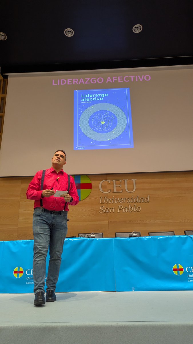 Jorge del Casar (@jorgecasar) on Twitter photo Ya llegó la 3ª charla de la trilogía Liderazgo Afectivo. En el mismo escenario de la #commitconf donde empezó y con libro publicado.
<a href="/manufosela/">Mánu Fosela</a> líder humano, una gran persona sacando lo mejor de los individuos a través de su liderazgo afectivo Ya llegó la 3ª charla de la trilogía Liderazgo Afectivo. En el mismo escenario de la #commitconf donde empezó y con libro publicado.
<a href="/manufosela/">Mánu Fosela</a> líder humano, una gran persona sacando lo mejor de los individuos a través de su liderazgo afectivo