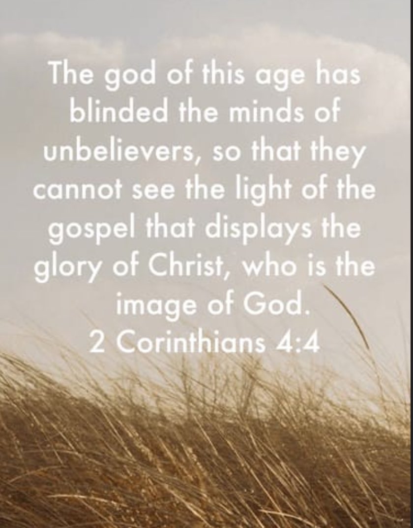 LetsFindOut16's tweet image. Pray that God lifts the veil of disguise and protection the god of the age (Satan) has been taking advantage of.
Then pray people recognize that evil and reject and cast out that evil. 🙏