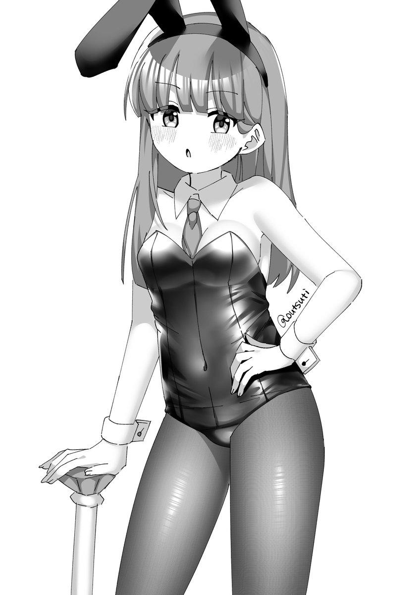 #おうつちの絵 
今日のバニーはまあまあよく塗れた 