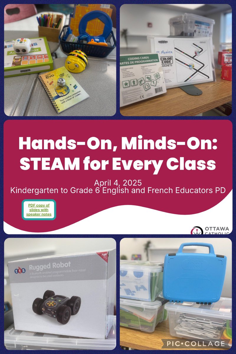 Anita Baudoux (@anitabaudoux) on Twitter photo Loved our PD day STEAM Minds On session <a href="/StMonicaOCSB/">St. Monica School</a>. A powerful reminder of just how important #ocsbSTEAM education is for sparking curiosity, creativity, critical thinking, and cross-curricular connections in every classroom! <a href="/OttCatholicSB/">Ottawa Catholic School Board</a> #ocsbBeInnovative Loved our PD day STEAM Minds On session <a href="/StMonicaOCSB/">St. Monica School</a>. A powerful reminder of just how important #ocsbSTEAM education is for sparking curiosity, creativity, critical thinking, and cross-curricular connections in every classroom! <a href="/OttCatholicSB/">Ottawa Catholic School Board</a> #ocsbBeInnovative