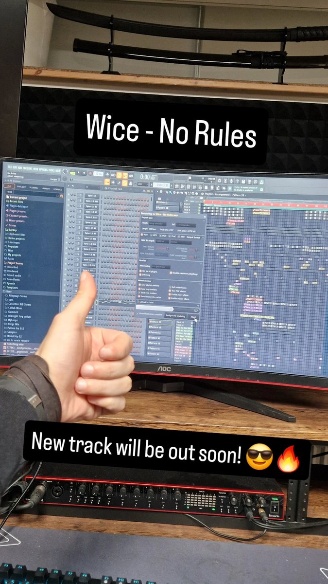 Finished a new track 🙏
I will be uploading it everywhere the bext couple of days 🤘
Hope you enjoy it!