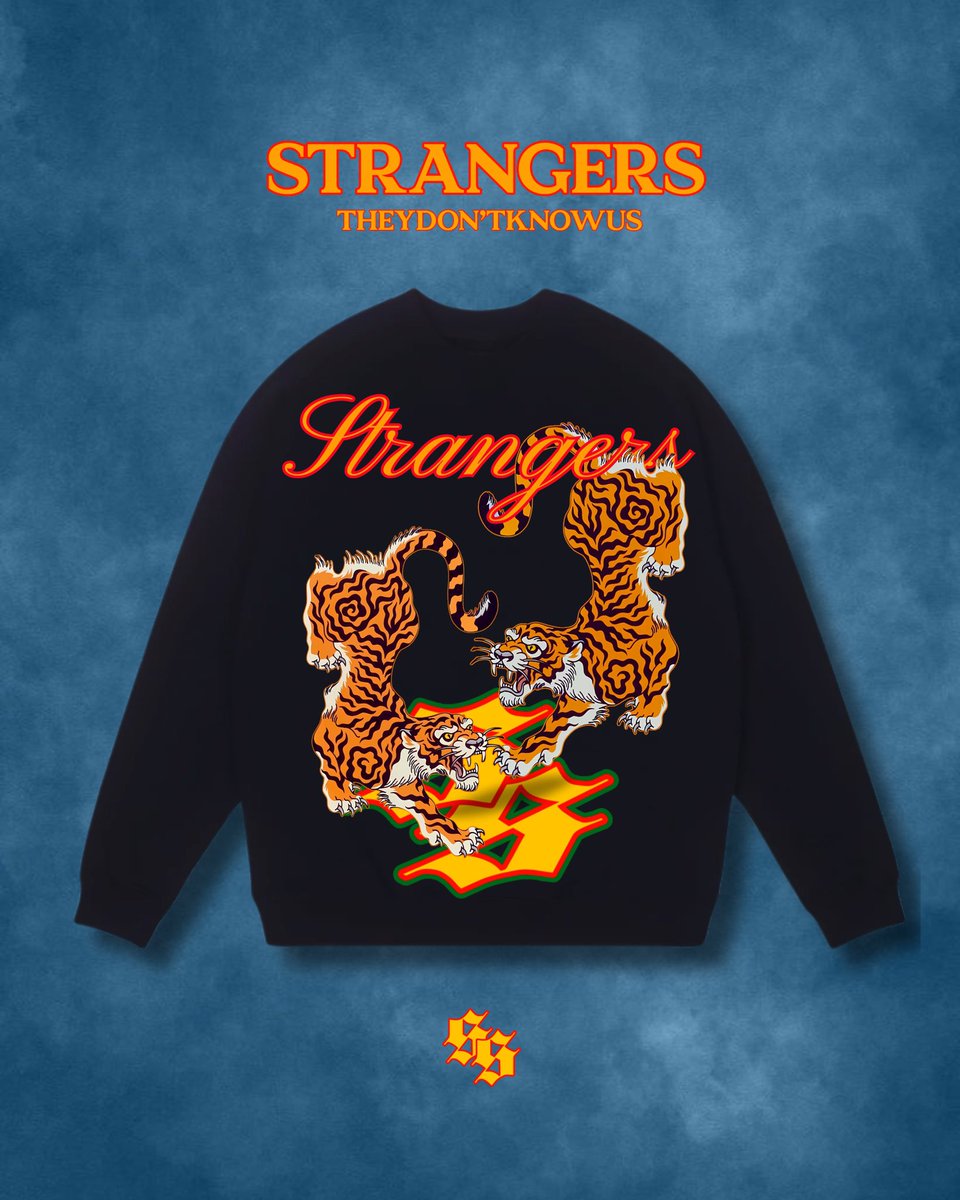 strangerstdku's tweet image. STRANGERS UNTAMED SWEATSHIRT 🐅🔥