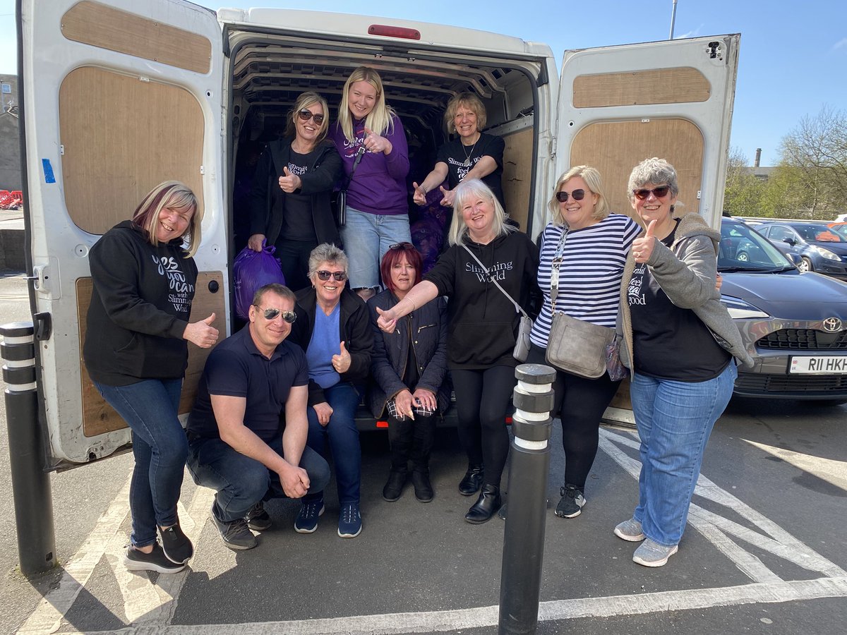 @almondburyslimmingw (@lynda_thwaites) on Twitter photo Fantastic morning for our <a href="/SlimmingWorld/">Slimming World</a> Clothes Throw raising money for Cancer Research UK ❤️
Our fab members donated 589 bags which could be worth upto £14,725
Thank you <a href="/IcelandFoods/">Iceland Foods ❄️</a> Aspley as our local collection point
#slimmingworldalmondburyrocks
#FeelRealGood
#cruk Fantastic morning for our <a href="/SlimmingWorld/">Slimming World</a> Clothes Throw raising money for Cancer Research UK ❤️
Our fab members donated 589 bags which could be worth upto £14,725
Thank you <a href="/IcelandFoods/">Iceland Foods ❄️</a> Aspley as our local collection point
#slimmingworldalmondburyrocks
#FeelRealGood
#cruk
