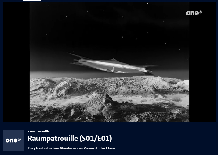66_RP_ORIGINAL's tweet photo. 📺🛸👽#Raumpatrouille #RaumschiffOrion #60s #Retro #SciFi #Fernsehklassiker #TVseries #ClassicTV #ARD #ONE #Video #Streaming #TVtipp #StreamingTipp 
In der ARD-Mediathek sind die Folgen nach Ausstrahlung
bis 5. Mai 2025 verfügbar:
https://t.co/RnDOUMIF7s https://t.co/C90coc7xeR