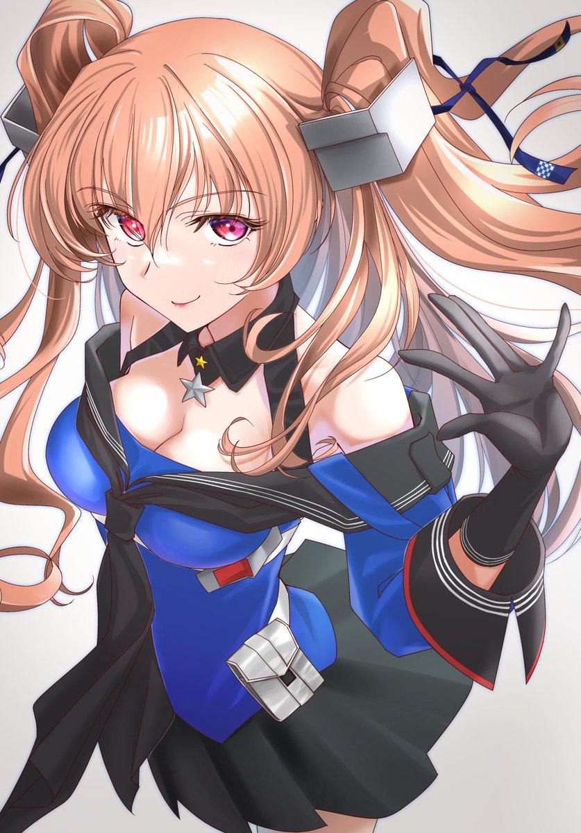 ジョンストン
結構描いてた筈ですが普段の制服をちゃんと描くのは初めてかも？