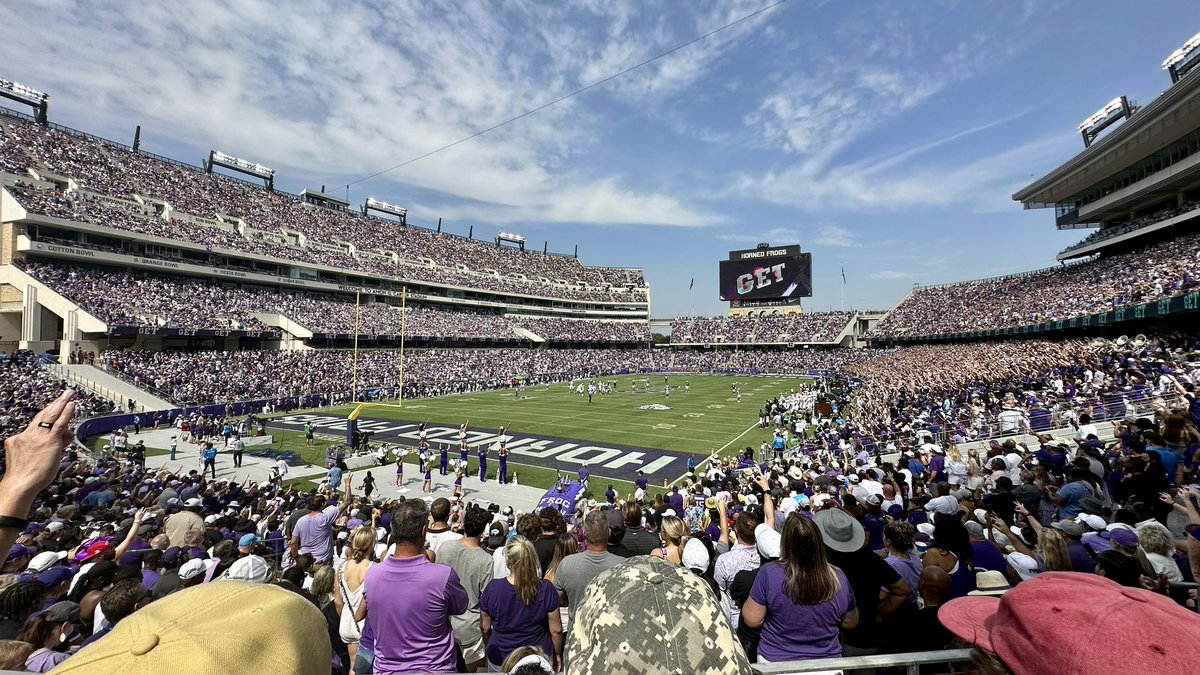 CFB Home (@cfbhome) on Twitter photo Stadium of the Morning 🥞
🏟️: Amon G. Carter Stadium
📍: Fort Worth, Texas
✅: Capacity 47,000
Home of <a href="/TCUFootball/">TCU Football</a>
All photos by @CFBcampustour Stadium of the Morning 🥞
🏟️: Amon G. Carter Stadium
📍: Fort Worth, Texas
✅: Capacity 47,000
Home of <a href="/TCUFootball/">TCU Football</a>
All photos by @CFBcampustour
