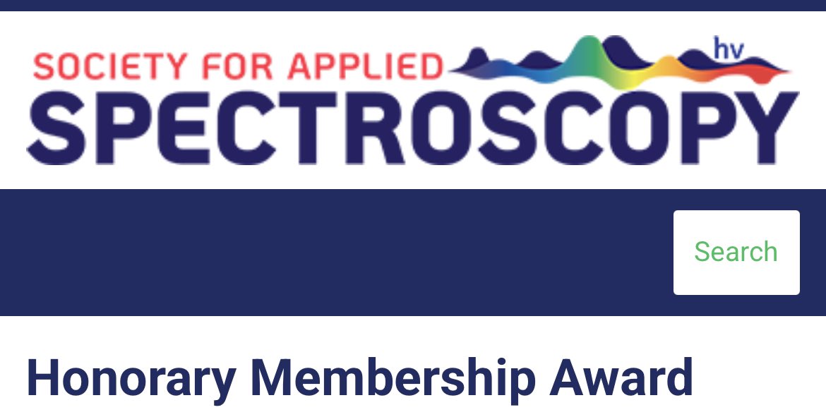 Delighted to see that my friend and colleague Duncan Graham has been awarded an Honorary Membership Award of Society of Applied Spectroscopy. Well done Duncan. 
sas.memberclicks.net/honorary-membe…