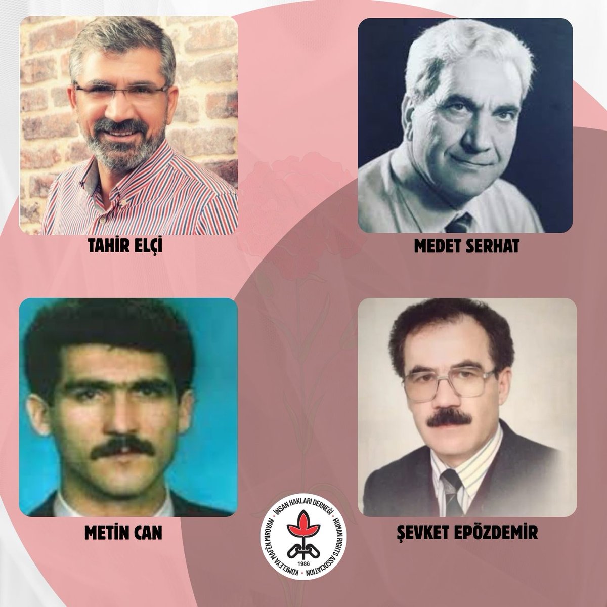 5 Nisan Avukatlar Günü’nde insani hukuku savundukları için katledilen üyemiz avukatlar başta olmak üzere, hukuk mücadelesine katkı sunan tüm avukatları saygıyla anıyoruz.

Türkiye cumhuriyeti devletini, altına imza attığı uluslararası sözleşmelere uymaya, hukukun önündeki