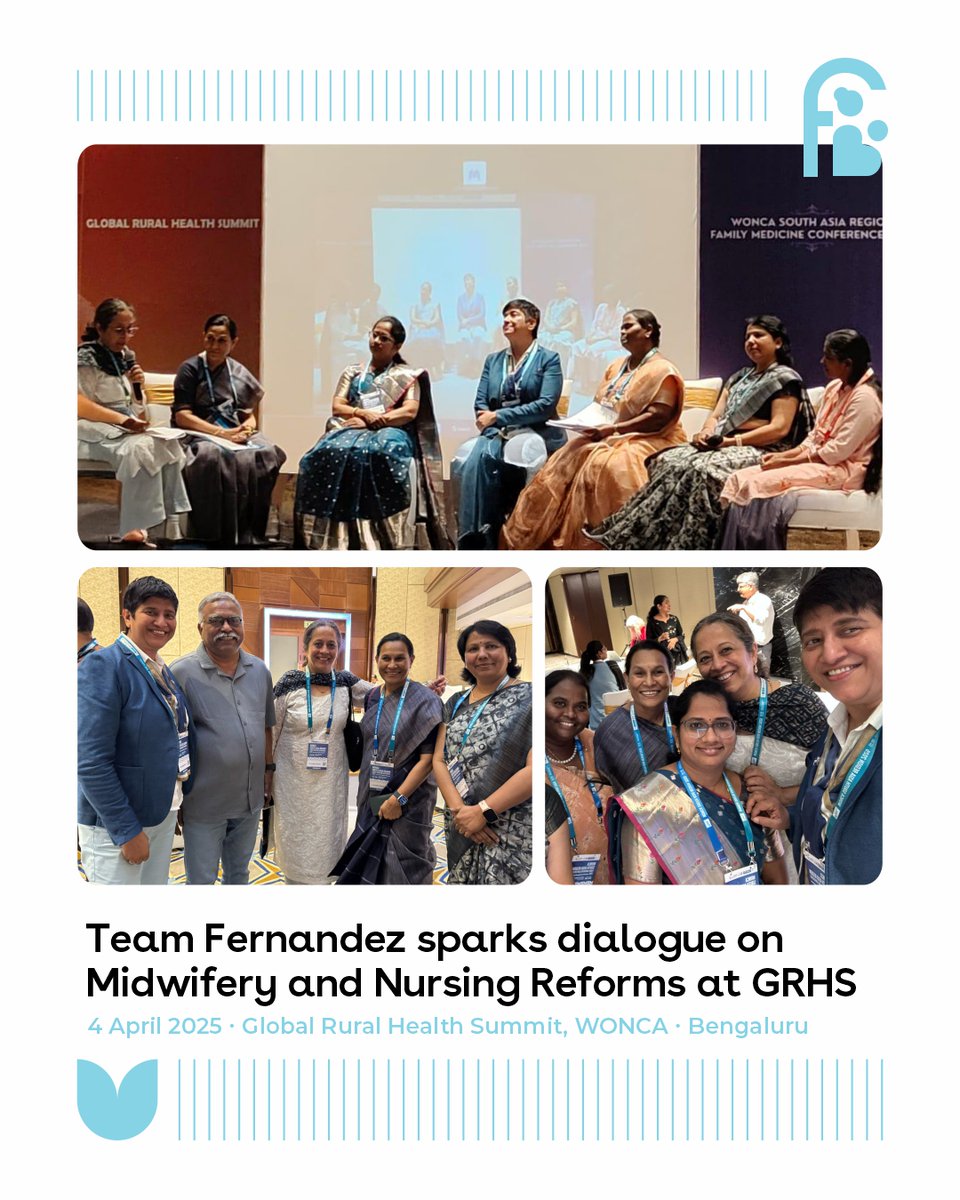 Fernandez Hospitals (@fernandezhospit) on Twitter photo What does it really mean to be a nurse or midwife in rural India? 🌾👩🏾⚕️
At <a href="/GRHS2025/">Global Rural Health Summit</a> in Bengaluru, a panel discussion by
<a href="/fernandezhospit/">Fernandez Hospitals</a> & Basic HealthCare Services dove deep into the challenges, policies and systemic changes that can uplift our rural nurses and midwives. What does it really mean to be a nurse or midwife in rural India? 🌾👩🏾⚕️
At <a href="/GRHS2025/">Global Rural Health Summit</a> in Bengaluru, a panel discussion by
<a href="/fernandezhospit/">Fernandez Hospitals</a> & Basic HealthCare Services dove deep into the challenges, policies and systemic changes that can uplift our rural nurses and midwives.