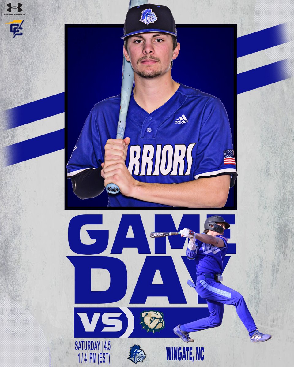 SWU Warriors (@swuwarriors) on Twitter photo It's GAME DAY!
<a href="/SWUBaseball/">Southern Wesleyan Baseball</a> wraps up the series against <a href="/WU_Bulldogs/">Wingate Bulldogs</a> in a doubleheader beginning at 1pm today
π: shorturl.at/GZCL7
πΊ: shorturl.at/NPIqz
#TeamSWU #ncaad2 #conferencecarolinas It's GAME DAY!
<a href="/SWUBaseball/">Southern Wesleyan Baseball</a> wraps up the series against <a href="/WU_Bulldogs/">Wingate Bulldogs</a> in a doubleheader beginning at 1pm today
π: shorturl.at/GZCL7
πΊ: shorturl.at/NPIqz
#TeamSWU #ncaad2 #conferencecarolinas