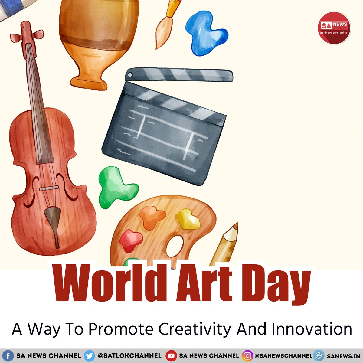 Life is the greatest masterpiece, created by Supreme God Kabir, but the real art lies in living it right. Sant Rampal Ji Maharaj teaches that true success comes from Satbhakti (true devotion) and righteous living, leading to ultimate peace and liberation. This World Art Day 2025,