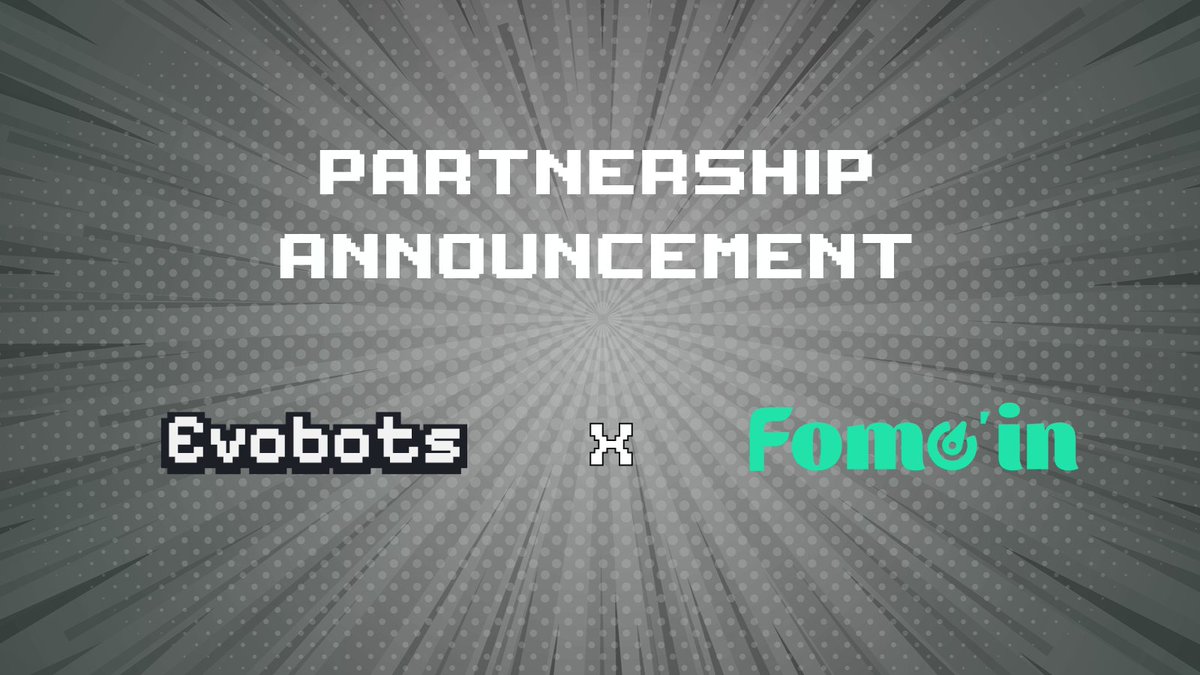 🤖Evobots X <a href="/Fomo__in/">Fomoin</a> 🤝

✨Fomoin is a digital marketing solution and one-stop incubation📈engine for blockchain startups. 

💎Fomoin empowers projects with targeted digital marketing, project incubation, and a comprehensive blockchain database, making it a one-stop solution for