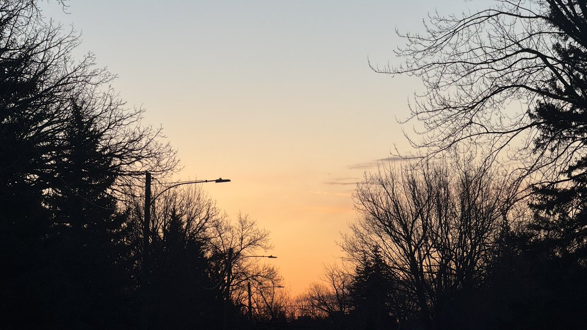 April 5, 2025 sunrise. ☀️