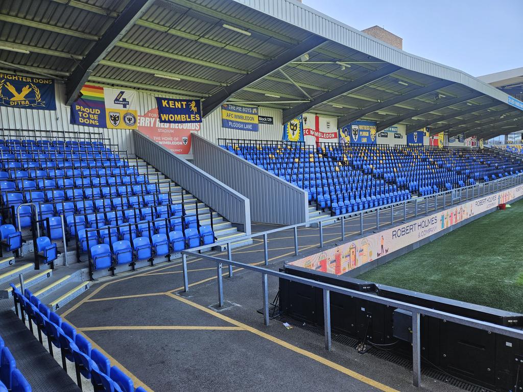 Lee Willett (@leewillett88) on Twitter photo 55 flags up for today. Most we've ever had. Stadium looks glorious in the sun. FCOYD. #PloughLaneFlags <a href="/AFCWimbledon/">AFC Wimbledon</a> 55 flags up for today. Most we've ever had. Stadium looks glorious in the sun. FCOYD. #PloughLaneFlags <a href="/AFCWimbledon/">AFC Wimbledon</a>