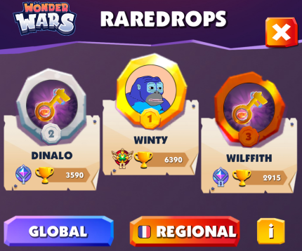 WonderWarsFR's tweet photo. ❤ Voici le Top 3 Actuel des Classements Français et Belge pour les joueurs Francophone de Wonder Wars à la date du 5 Avril 2025 ! https://t.co/r4JCEmc4c4
