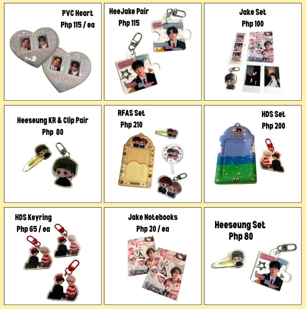 RamyeonzHub's tweet photo. 𝗛𝗘𝗘𝗝𝗔𝗞𝗘𝗩𝗜𝗟𝗟𝗘❟ 𝗰𝗵𝗲𝗰𝗸 𝘁𝗵𝗲𝘀𝗲 𝗼𝘂𝘁! 🛒

In case you missed to secure one, we are selling these available items we have from our previous projects! 

Reply “mine + qty + item” (ex. mine 1 RFAS Set) to claim.

#RamyeonzHub #Love_RH https://t.co/SRLG4h3sEV