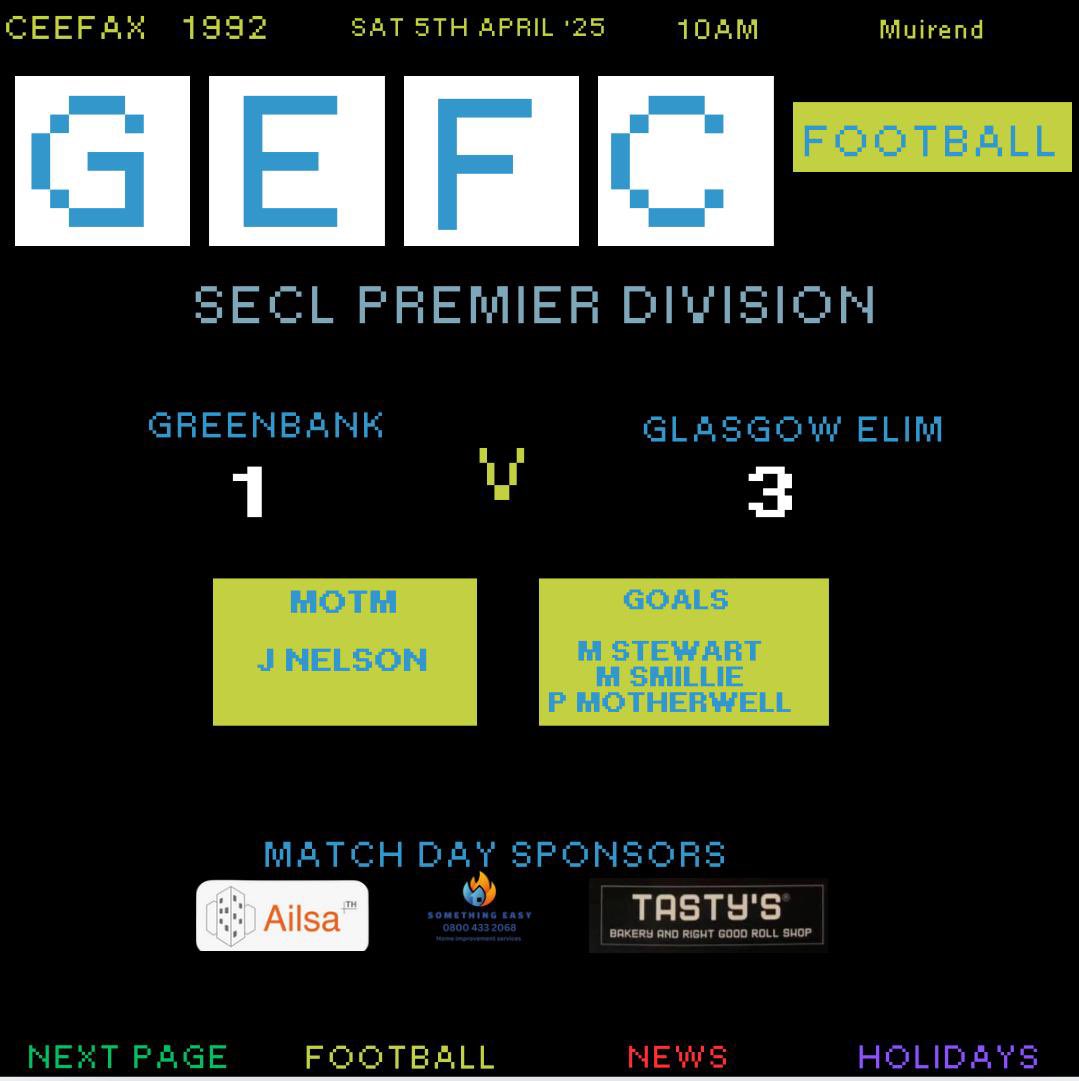 And what a day it was. 1-0 to win 1-3 against a really strong Greenbank. 
Our keeper made some excellent saves - as did theirs. #MTE