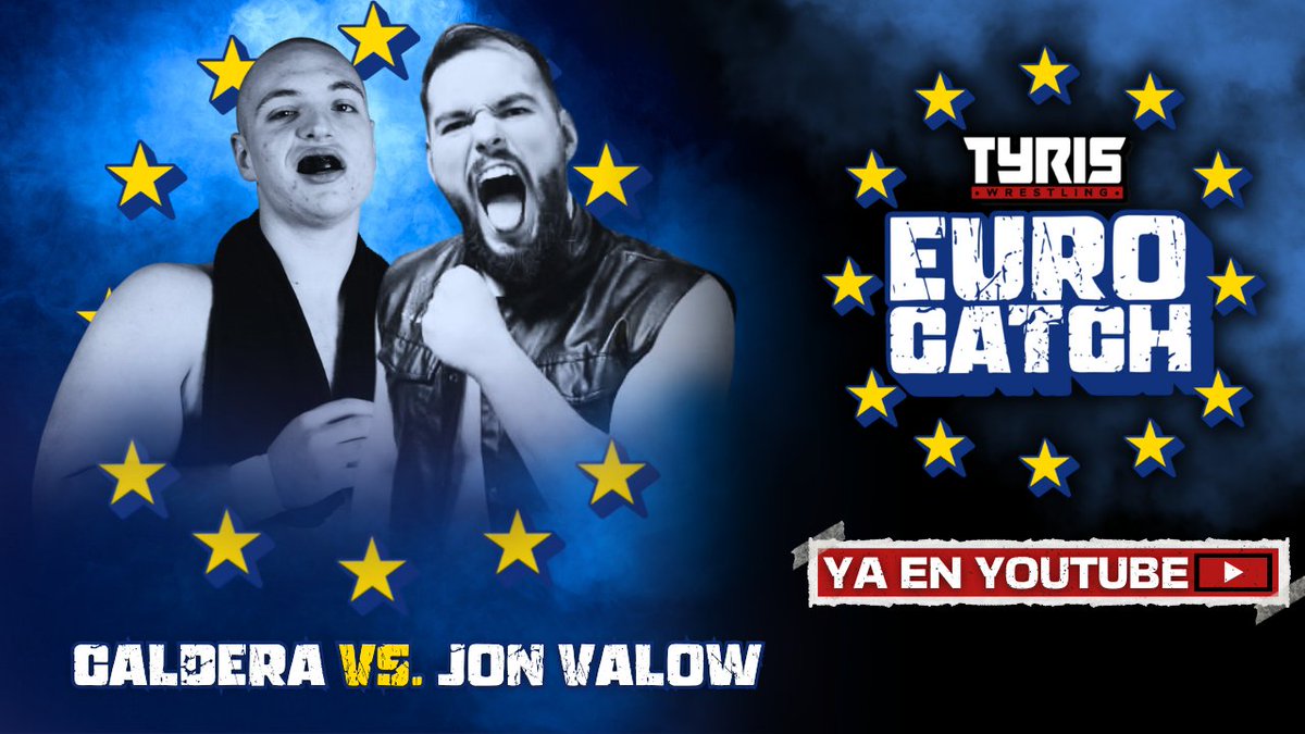 TyrisWrestling's tweet photo. 🚨 ¡NUEVO COMBATE DISPONIBLE! 🚨

#Caldera 🥊 y #JonValow 🤬 se enfrentaron en #EuroCatch en un duelo de jóvenes promesas del panorama nacional.

¿Fue capaz Caldera de continuar con su buena racha? ¿O fue frenado en seco por "El Animal"? 💪🏼

▶️ https://t.co/I2GAnCnzMw https://t.co/Kakzvq40Gt
