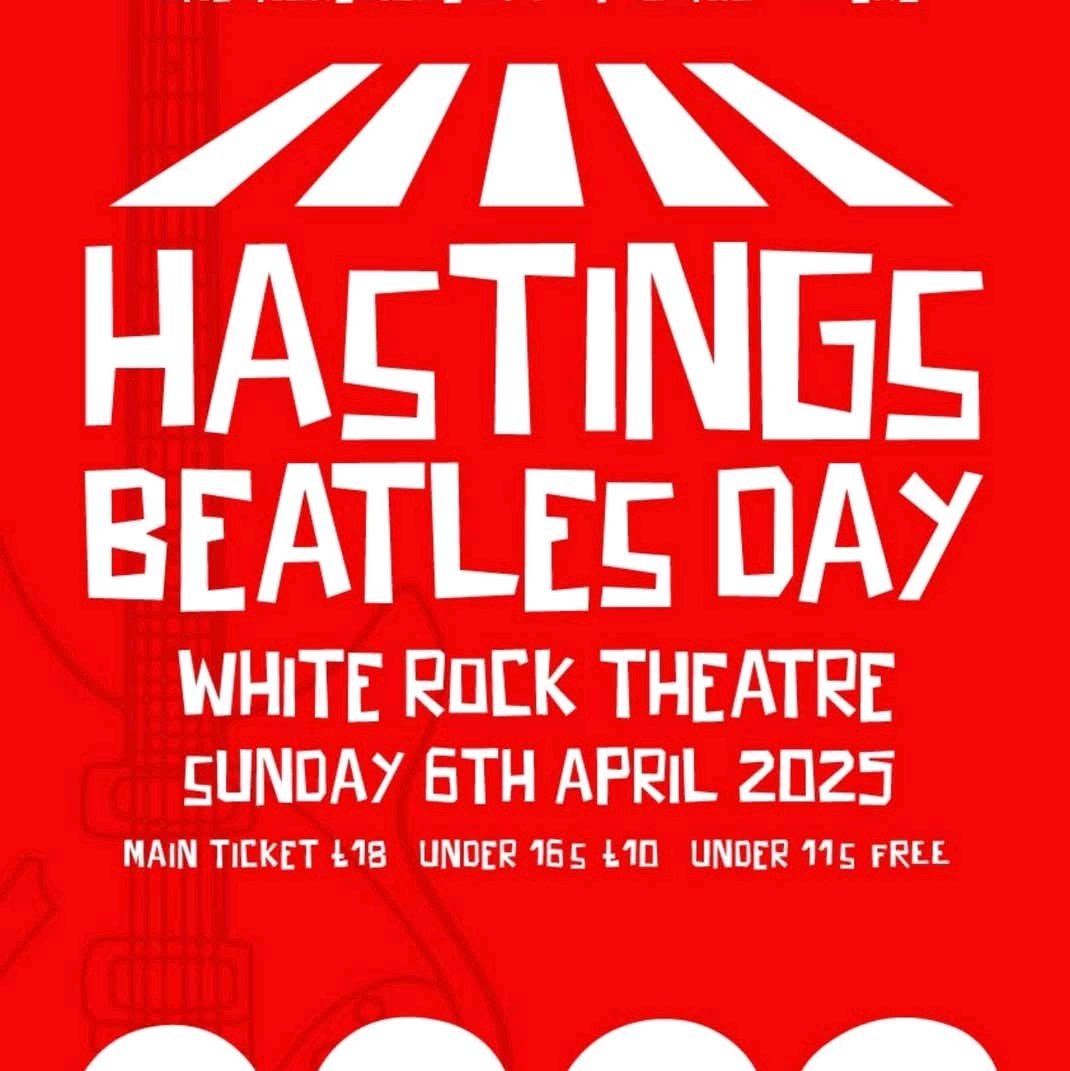 We'll be playing at @white_rock_theatre for Hastings Beatles Day 2025. We're on in The Studio stage at 2pm. It's for a great cause. See you there!
#beatlesday #hastingsbeatlesday #whiterocktheatre #foundry