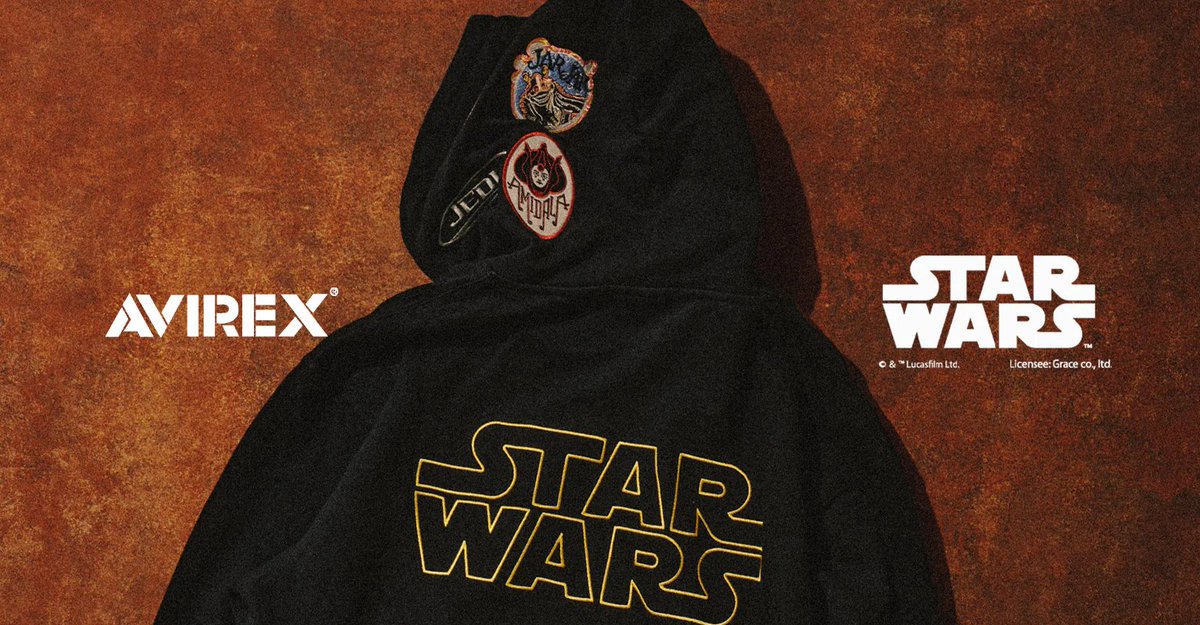 世界中で人気を誇る『STAR WARS』
  その世界観や象徴的なキャラクターデザインを
  AVIREXの人気アイテムに落とし込んだ
 ファン必見のコレクションアイテムを展開。
mix.tokyo/collections/25…

#AVIREX #アヴィレックス #アビレックス #スターウォーズ #MA1 #Tシャツ #パーカー