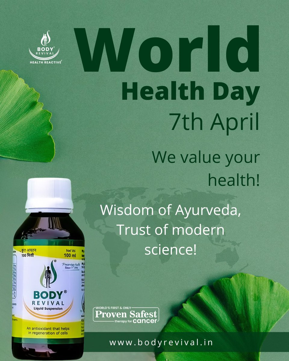 bodyrevival3's tweet photo. Your health is your greatest asset!

Treasure it, and it'll give you bountiful treasures!

This world health day, cherish your health and take active steps to stay healthy!

#HealthyLifestyle #Health #WorldHealthDay #BodyRevival https://t.co/p1H3NxcT8v