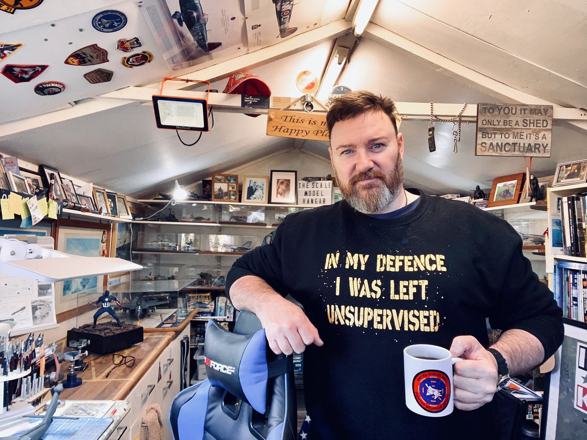 TSMODELHANGAR's tweet image. Time to post this one again…….
My Studio. My Bench. My Models.
My Rules. 👮🏻♂️
Thanks to ALL of YOU.
For following my work, supporting me and making this hobby a better, kinder place to relax and have fun.
THANK YOU! 🙏🏻
Darren.