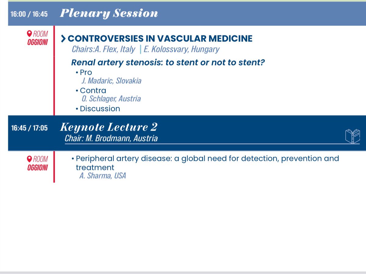 An expert view, elegantly &amp; convincingly debated, on renal artery stenting, by Prof J Madaric and his opposer <a href="/SchlagerOliver/">Oliver Schlager</a>