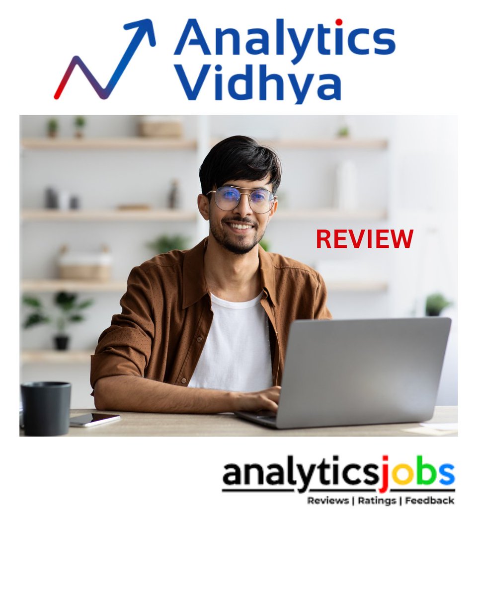 analyticjob's tweet image. :

🎯 Bhanu Pratap shared his honest review on the Analytics Vidhya Data Science Course!
📖 Read it here: zurl.co/ELvPw
#CourseReview #DataScience #AnalyticsVidhya