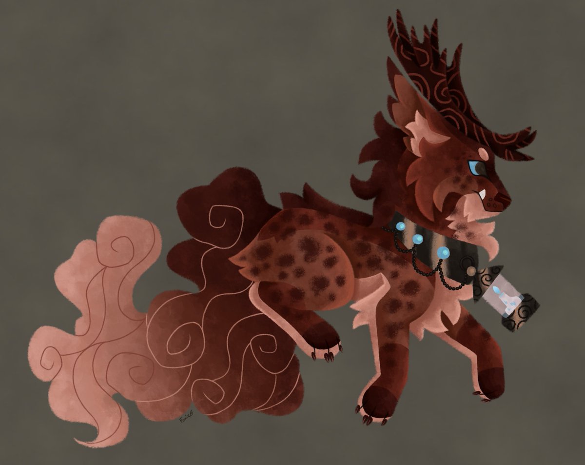 Completed full body commission. This design is lovely, I adore browns! 🤎

#artist #oc #illustation #commission #originalcharacter