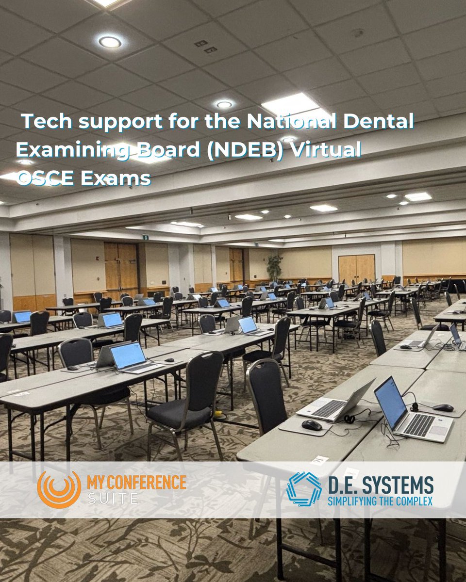 On March 16, D.E. Systems played a key role in supporting the National Dental Examining Board (NDEB) Virtual OSCE Exams—an extensive, multi-city event held simultaneously across 10 Canadian cities, as well as in Boston, USA and Cork, Ireland.

desystems.com/contact-us/