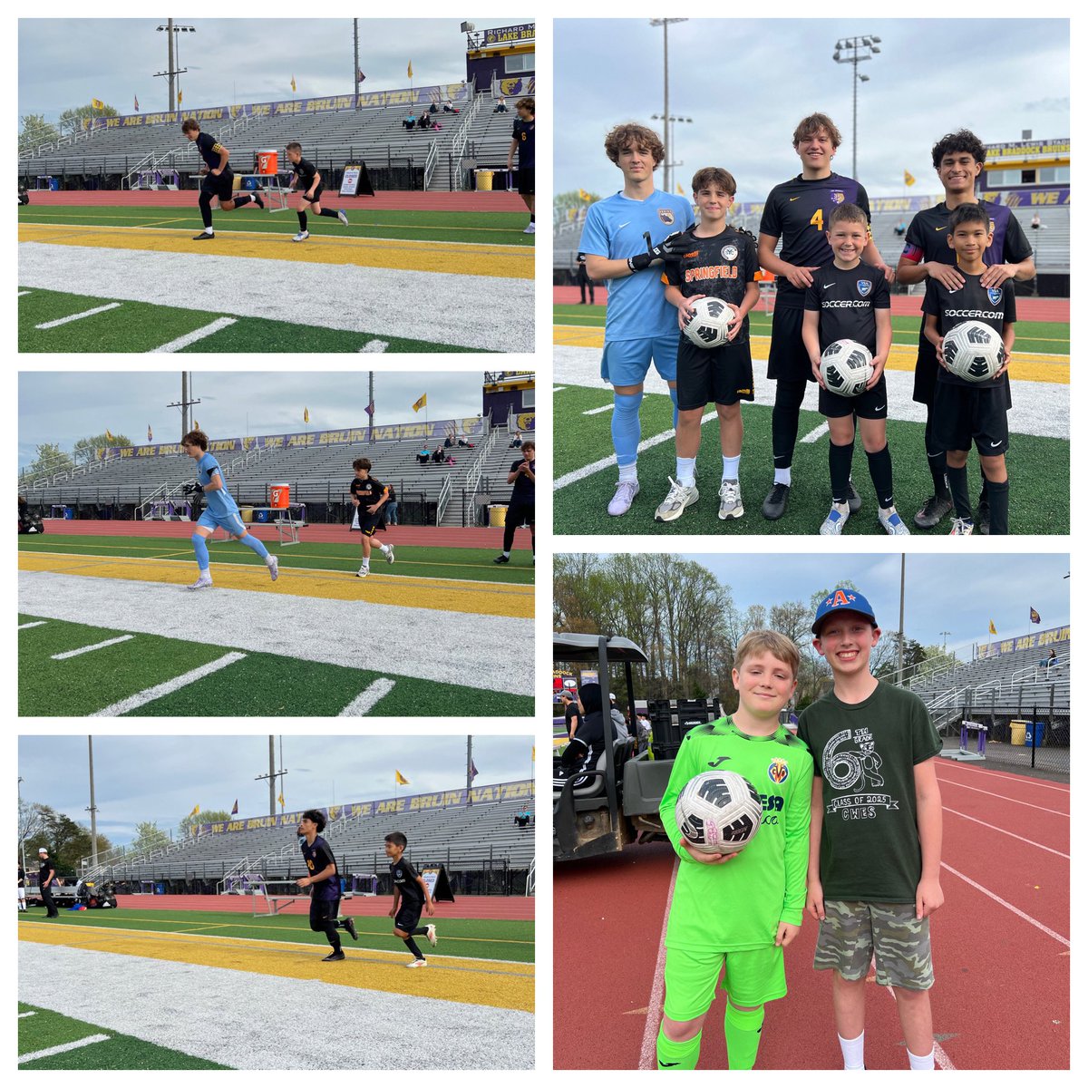 Friday night was youth night at LB and we had some honorary ball runners to represent the Bruins! Great to see players and their little siblings on the field together!! ❤️ <a href="/LBathletic/">LB Bruins Athletics</a>