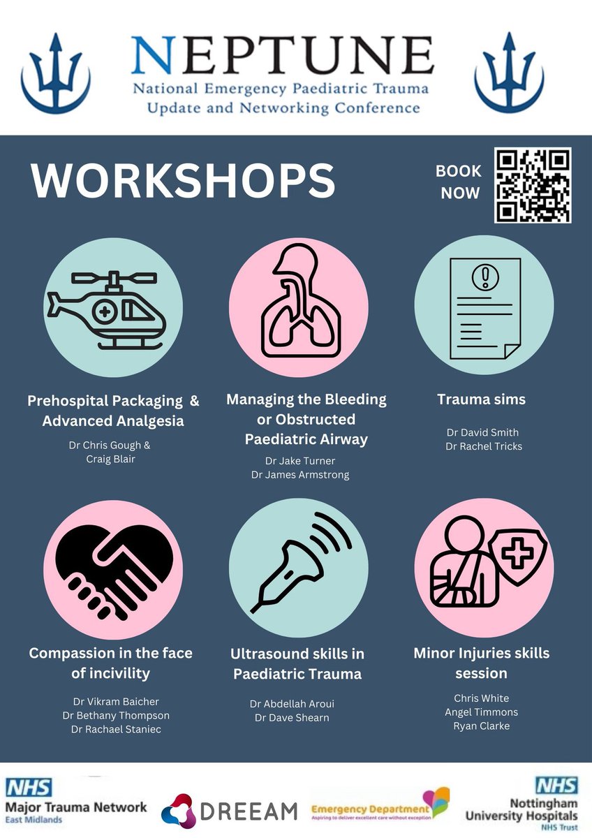 The feedback from last time asked for more workshops please!! 

We are running these workshops twice over the 2 days so that everyone can have a chance to join in. 

Which one takes your fancy? 

#neptune2025