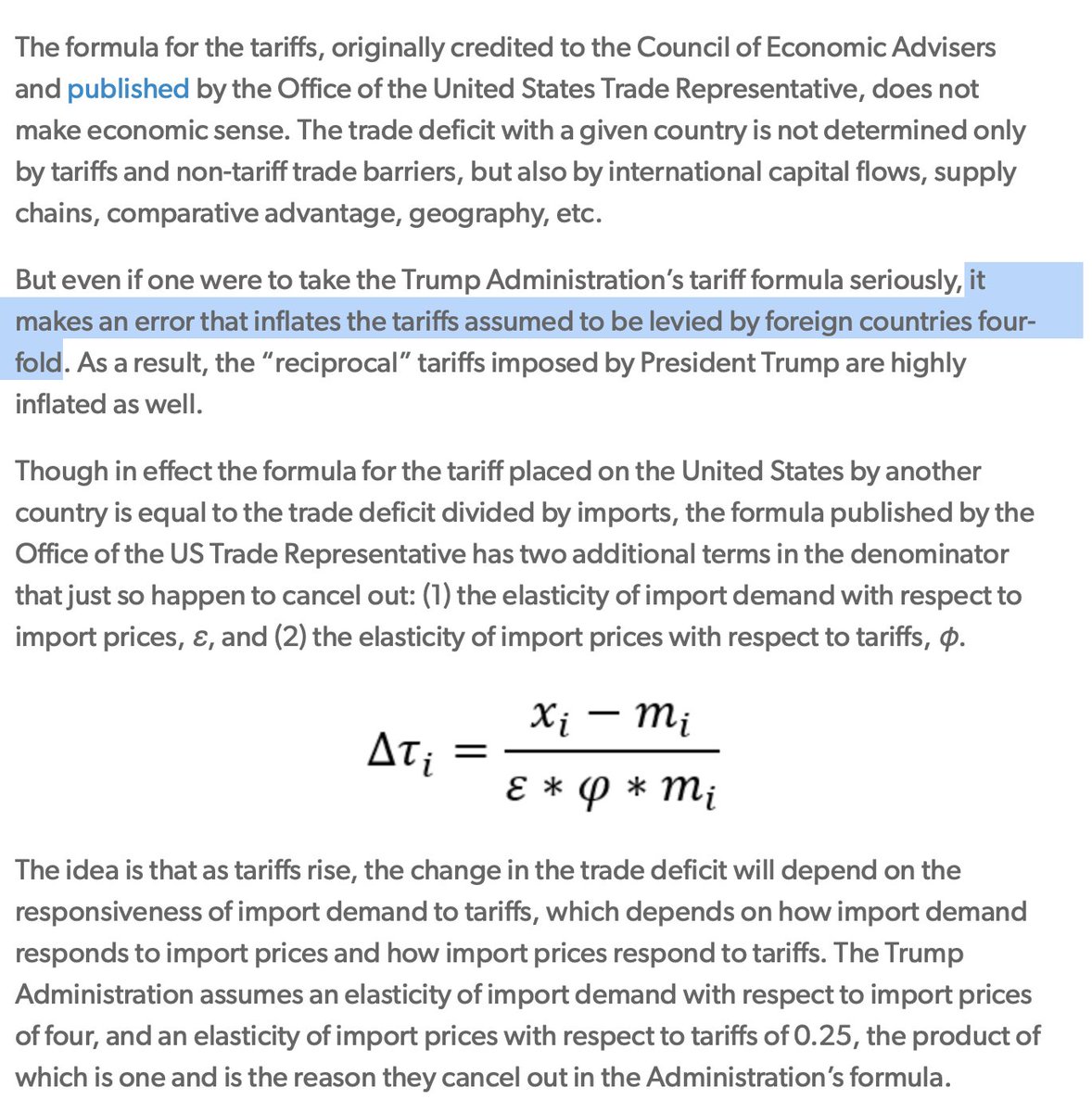 It's not just the tariffs, it's the anti-thought too - just sheer lack of rigor, lack of care, and lack of curiosity about what could work better.