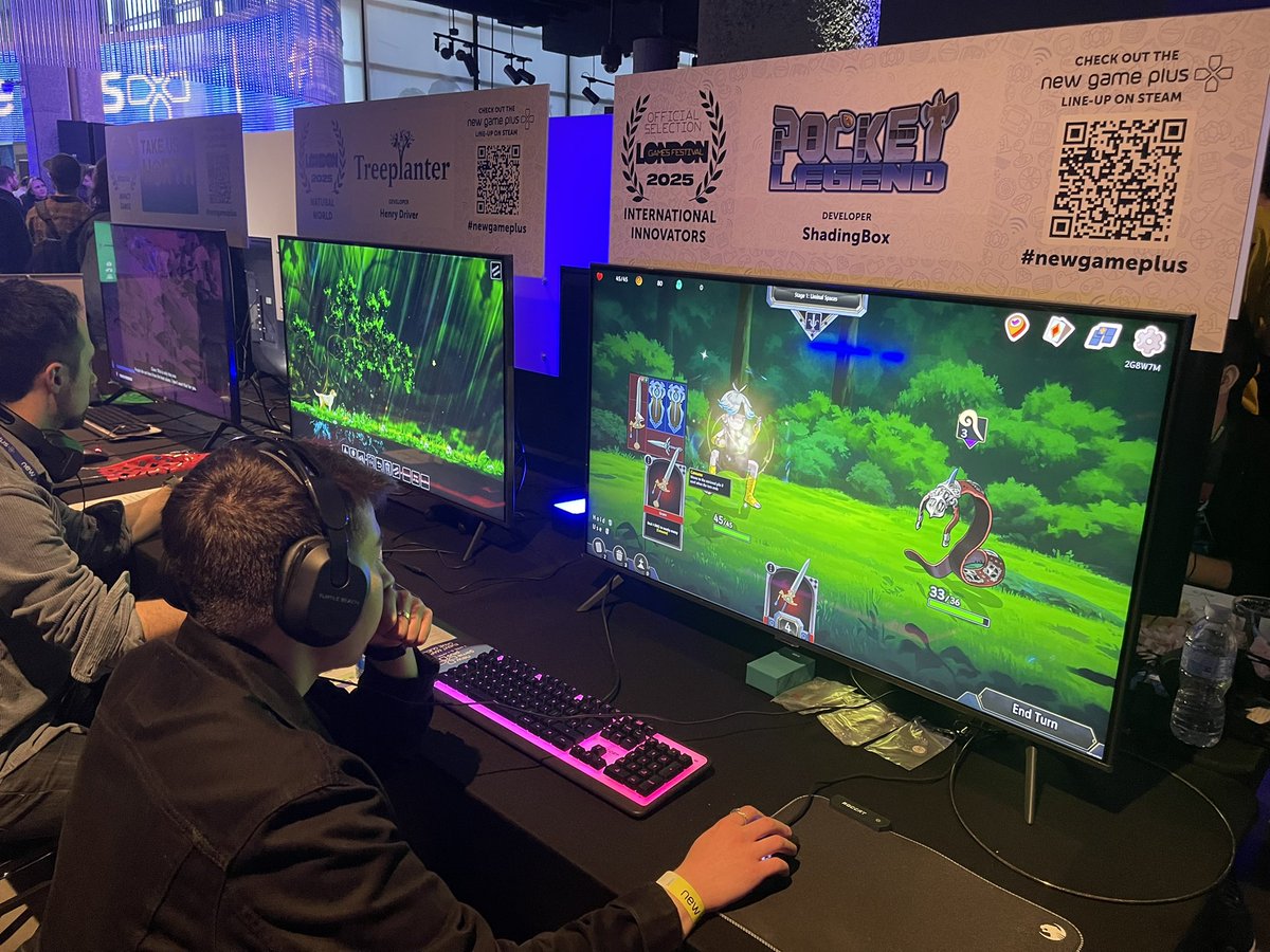 ShadingBox's tweet image. So many people enjoyed Pocket Legend at the London Games Festival! We were truly touched by the feedback from those who said they’re excited to see how the game evolves. Thank you to everyone who kindly spoke with us! #LGF25 #NewGamePlus #PocketLegend #indiedev