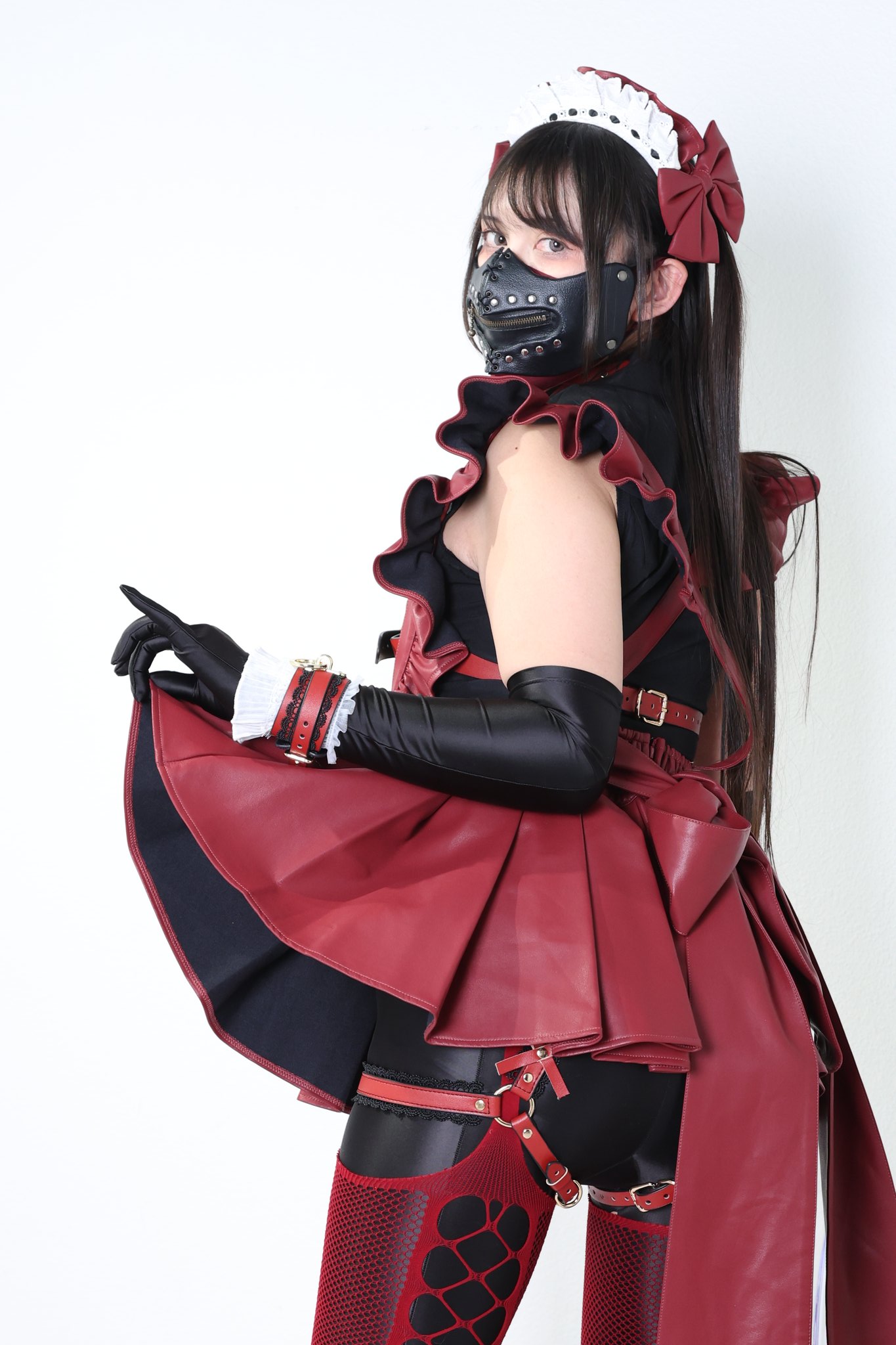 夢脳衣装 レザーエプロン メイド　グレー 夢脳衣装 レザーエプロン メイド - メルカリ